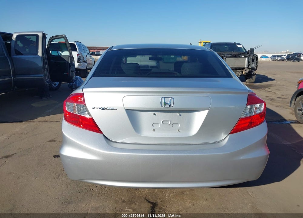 2012 HONDA CIVIC LX VIN: 2HGFB2F56CH560884