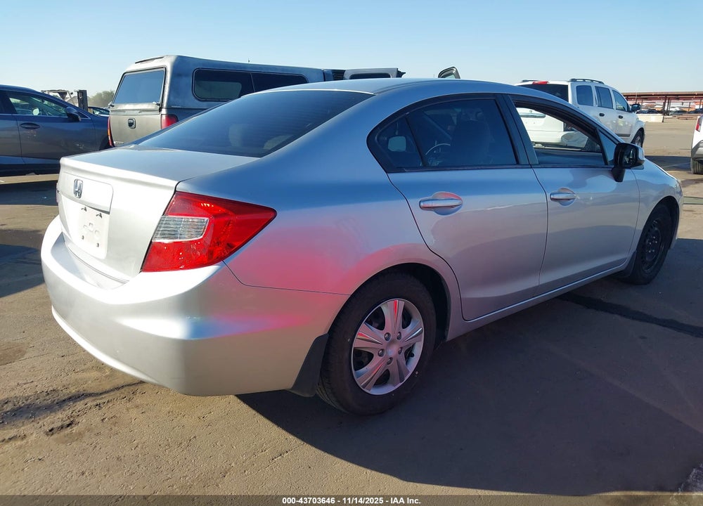 2012 HONDA CIVIC LX VIN: 2HGFB2F56CH560884