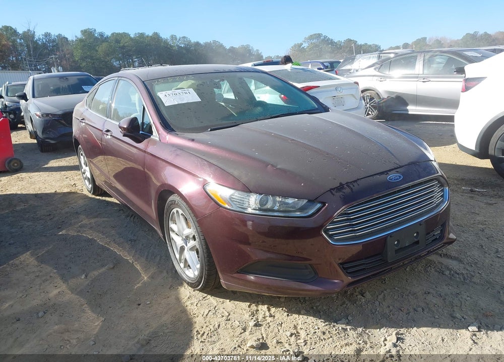 2013 FORD FUSION SE VIN: 3FA6P0H72DR312307