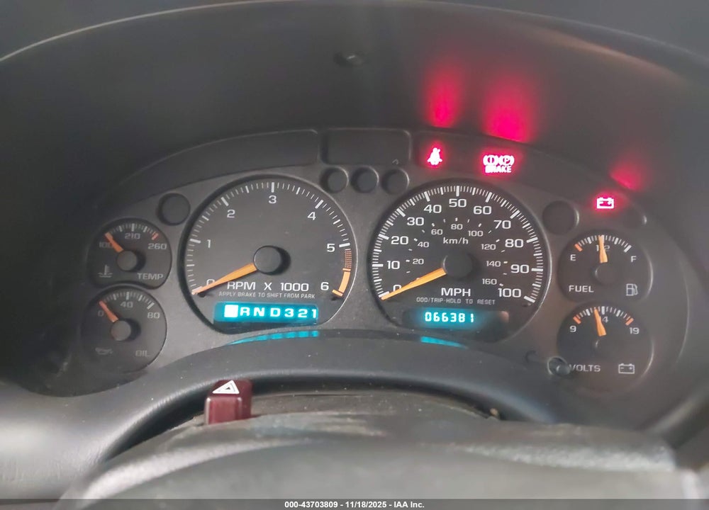 2003 CHEVROLET S-10 LS VIN: 1GCDT13X73K169898