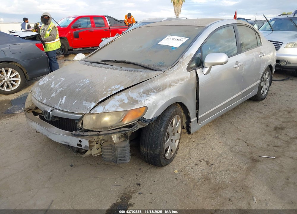 2007 HONDA CIVIC LX VIN: JHMFA16567S006818