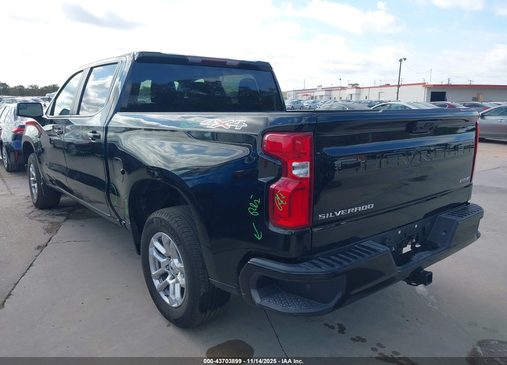 2026 CHEVROLET SILVERADO 1500 4WD SHORT BED RST VIN: 1GCUKEED8TZ136221