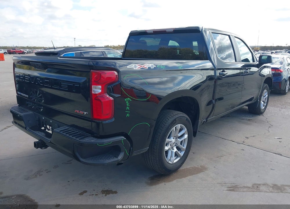 2026 CHEVROLET SILVERADO 1500 4WD SHORT BED RST VIN: 1GCUKEED8TZ136221