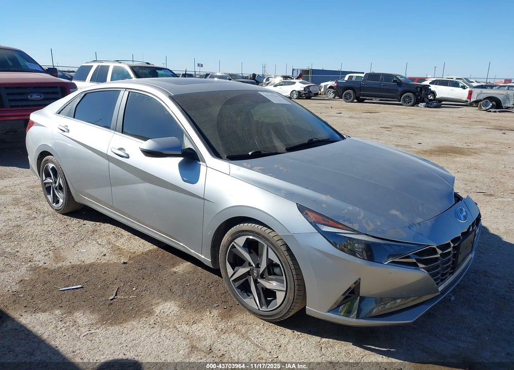 2021 HYUNDAI ELANTRA SEL VIN: 5NPLN4AG3MH028580