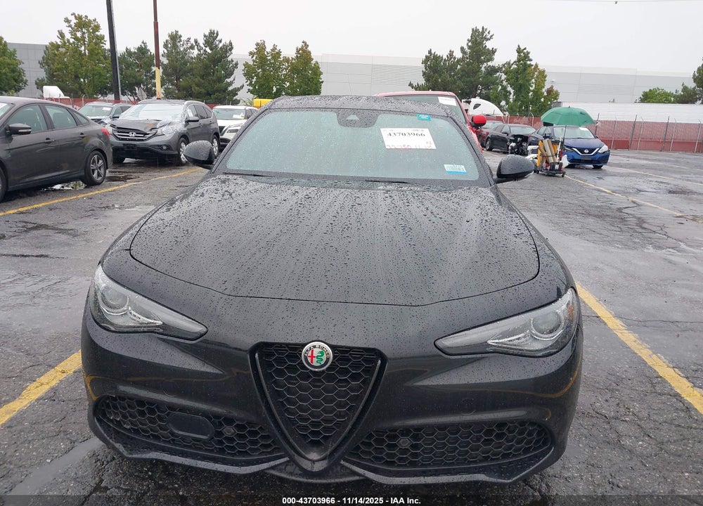 2022 ALFA ROMEO GIULIA VIN: ZARFAMBN8N7663554