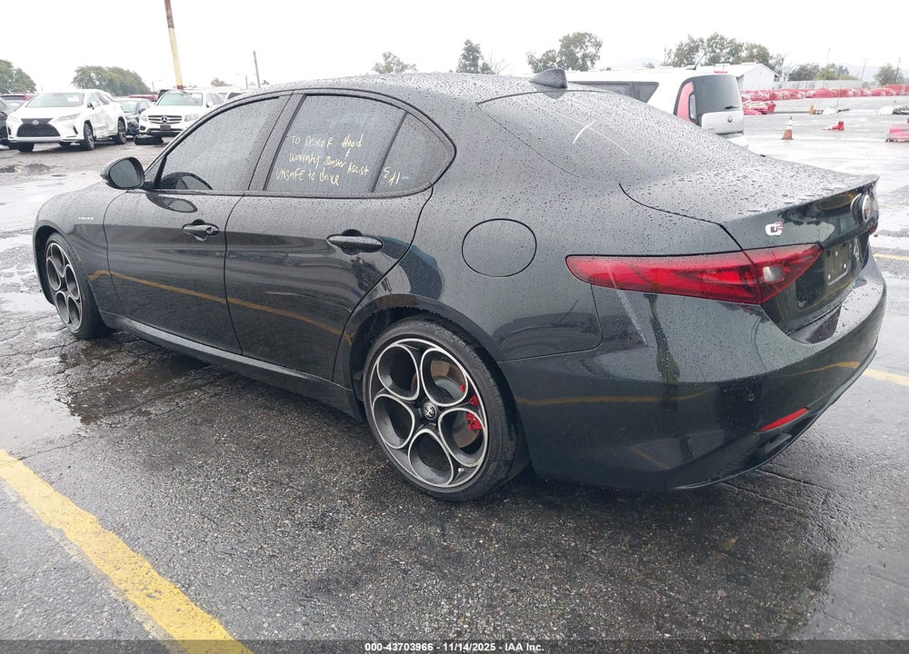 2022 ALFA ROMEO GIULIA VIN: ZARFAMBN8N7663554