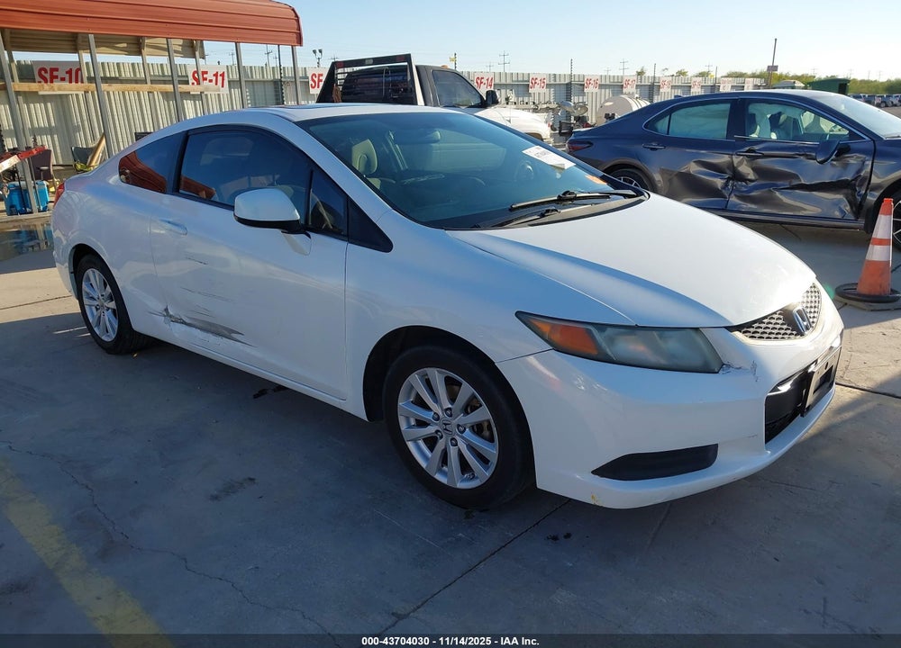 2012 HONDA CIVIC EX VIN: 2HGFG3B87CH537914