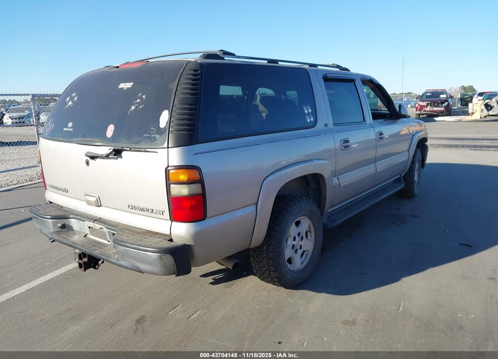 2004 CHEVROLET SUBURBAN 1500 LT VIN: 3GNFK16Z84G217823