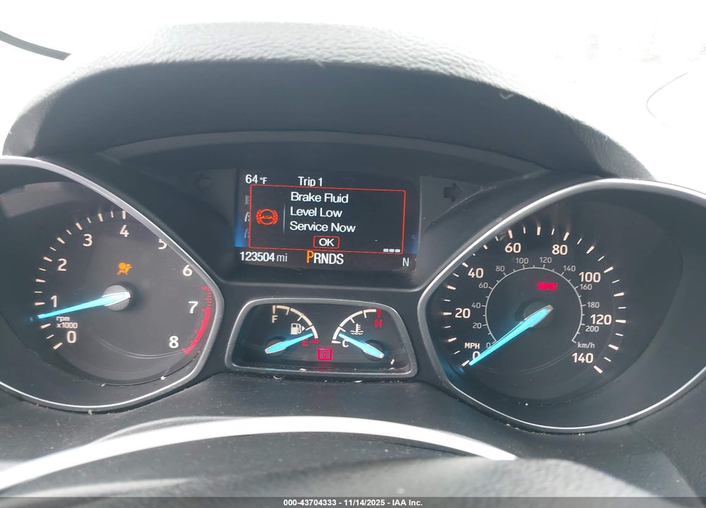 2017 FORD ESCAPE S VIN: 1FMCU0F79HUB15900