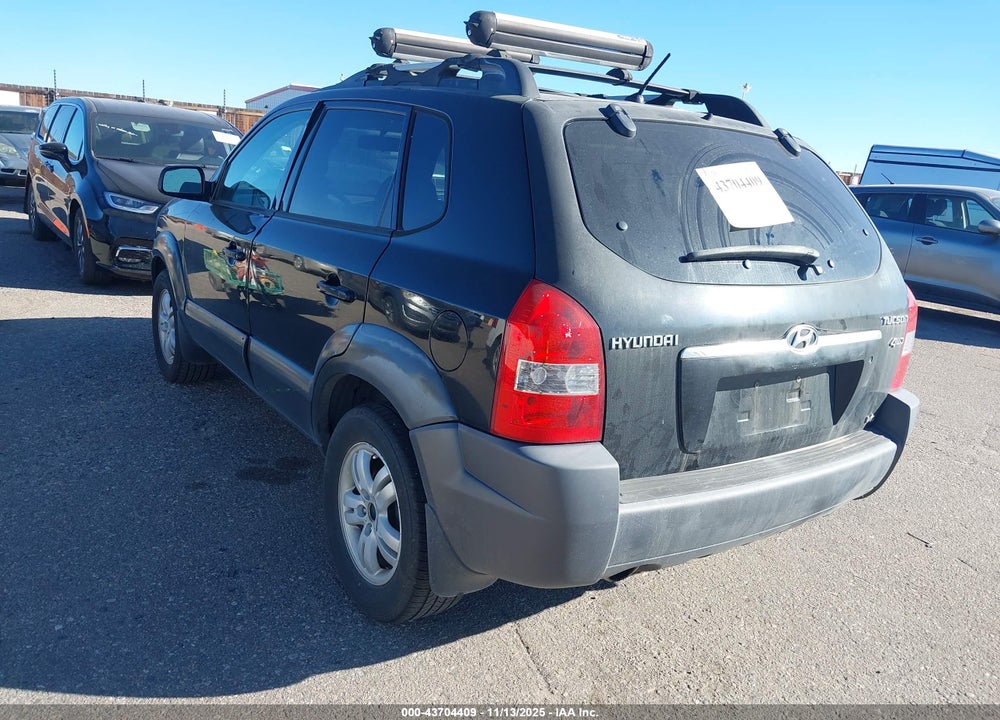 2008 HYUNDAI TUCSON LIMITED V6/SE VIN: KM8JN72D48U801609