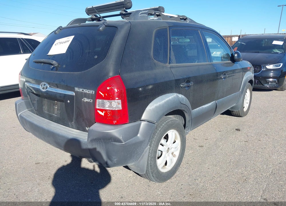 2008 HYUNDAI TUCSON LIMITED V6/SE VIN: KM8JN72D48U801609