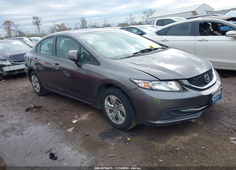 2013 HONDA CIVIC LX VIN: 19XFB2F54DE044681