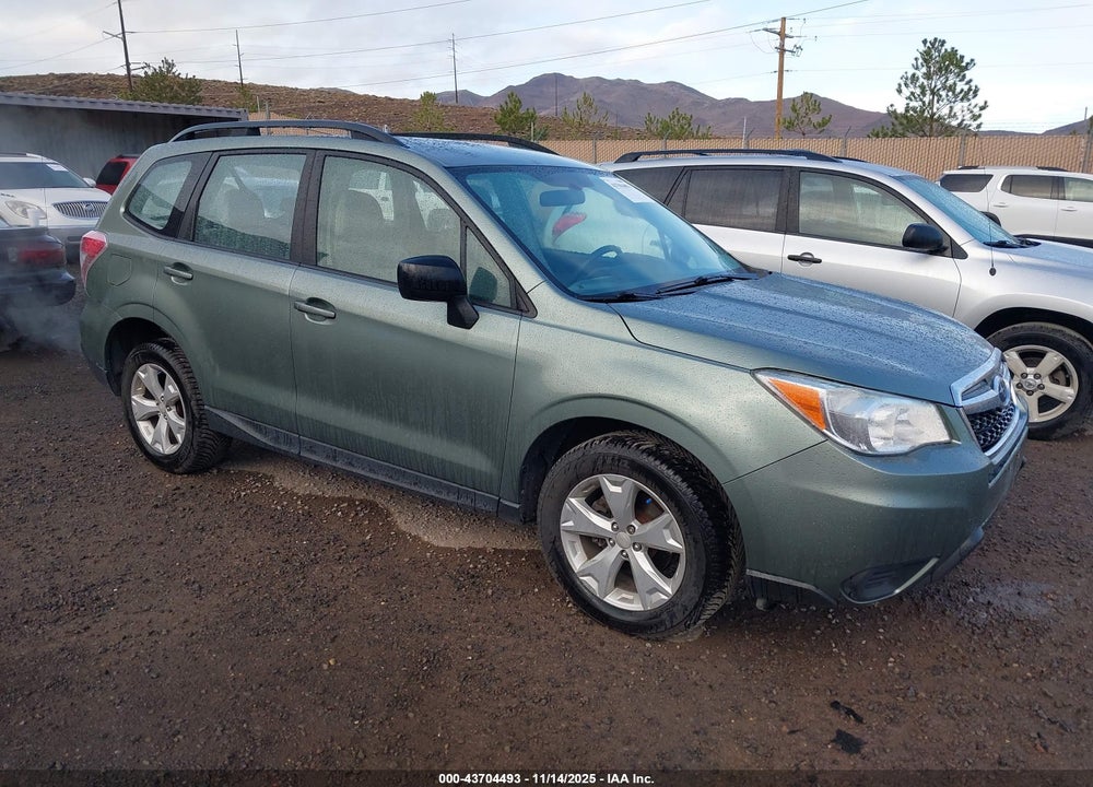 2015 SUBARU FORESTER 2.5I VIN: JF2SJABC1FH547020