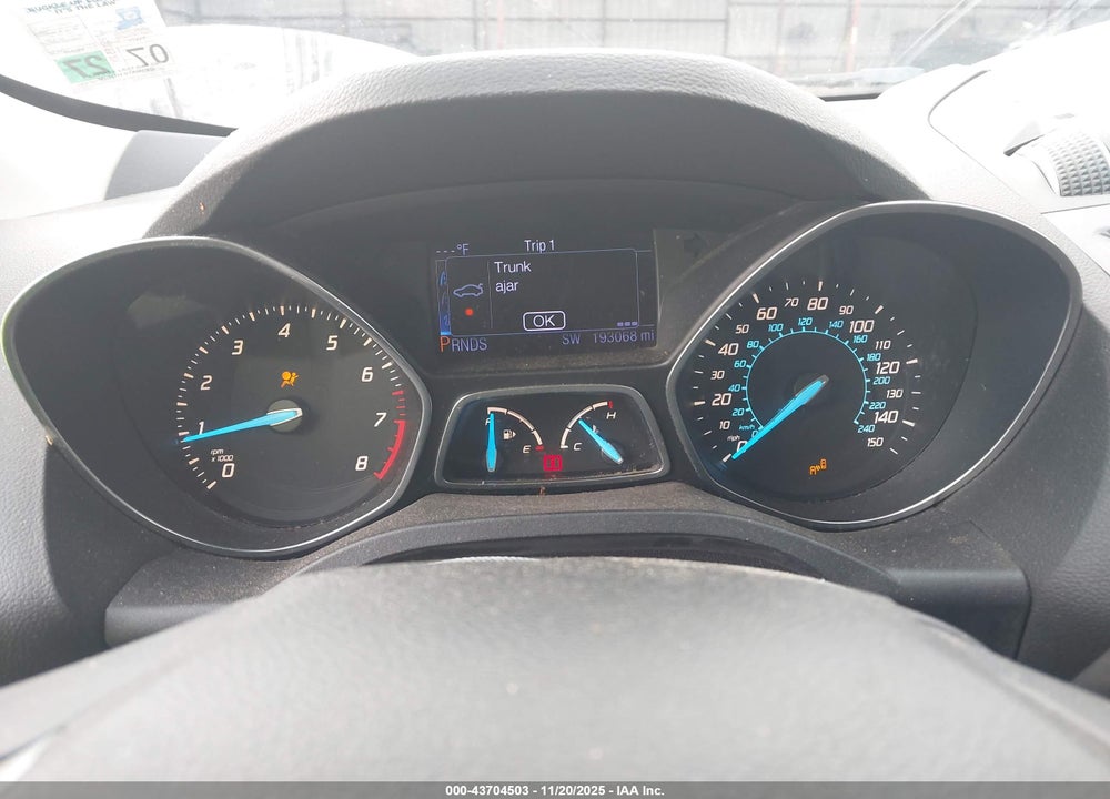 2013 FORD ESCAPE TITANIUM VIN: 1FMCU9J92DUB44680