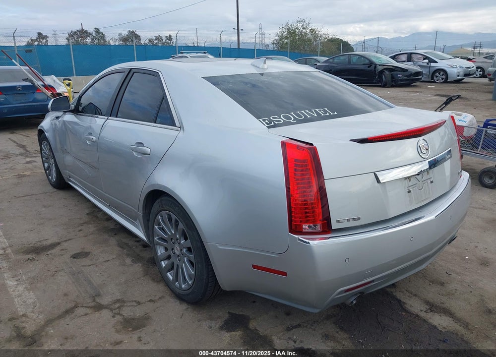 2012 CADILLAC CTS PERFORMANCE VIN: 1G6DK5E3XC0101159