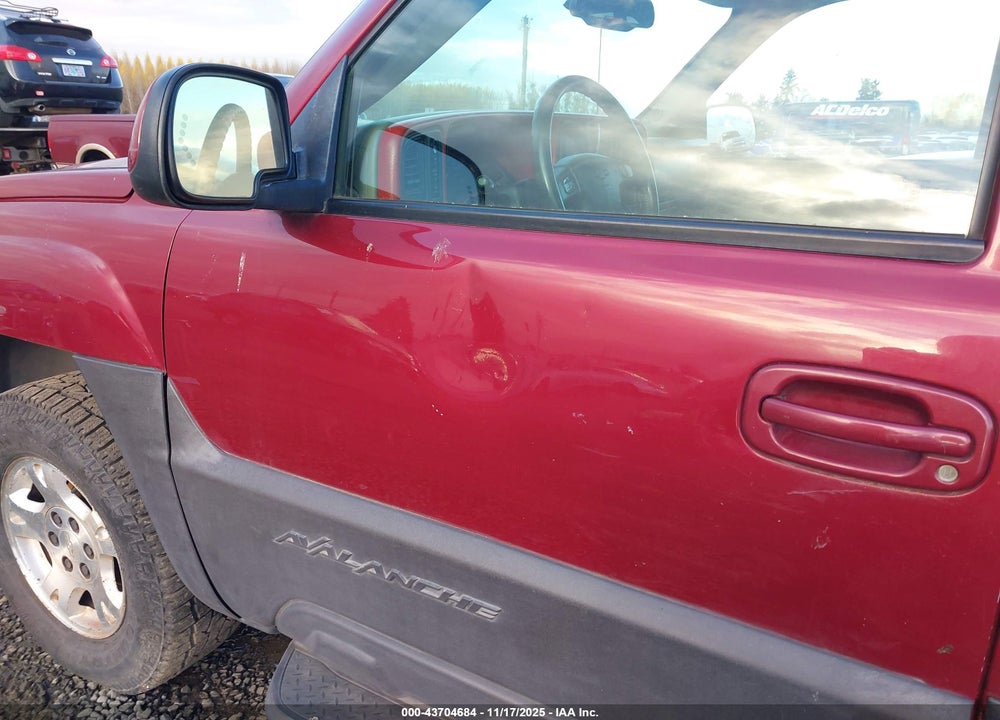 2004 CHEVROLET AVALANCHE 1500 VIN: 3GNEK12T14G167876