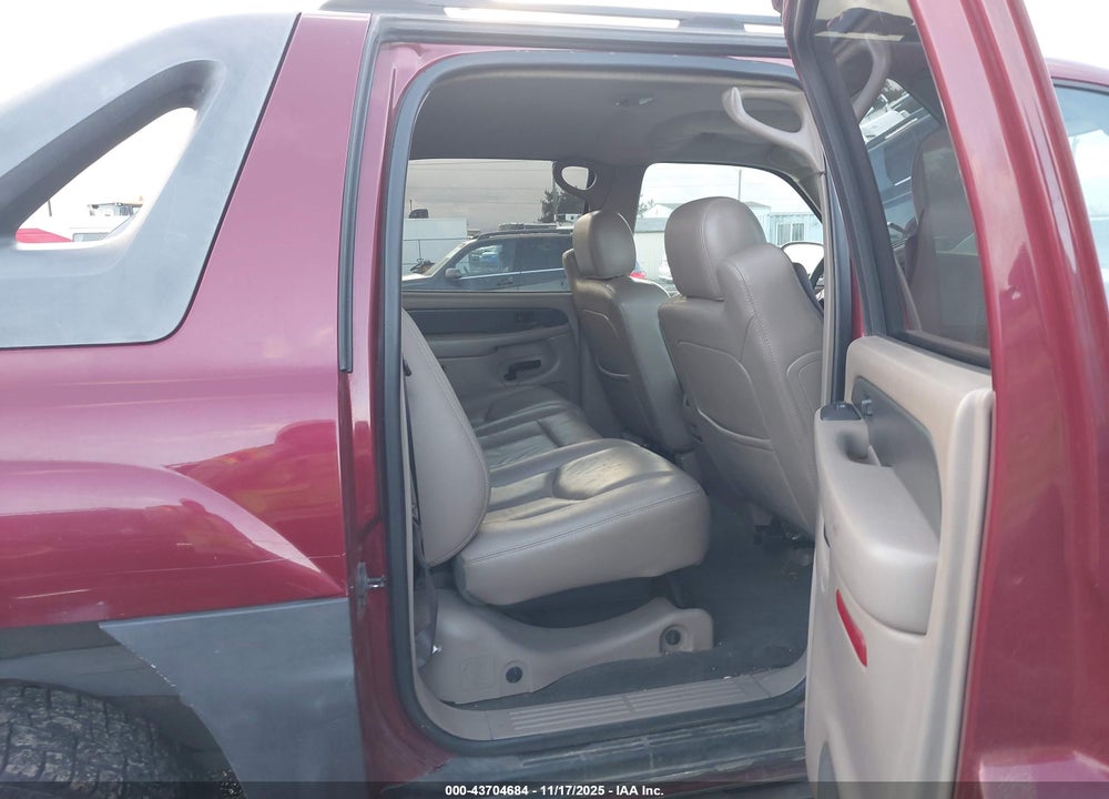 2004 CHEVROLET AVALANCHE 1500 VIN: 3GNEK12T14G167876