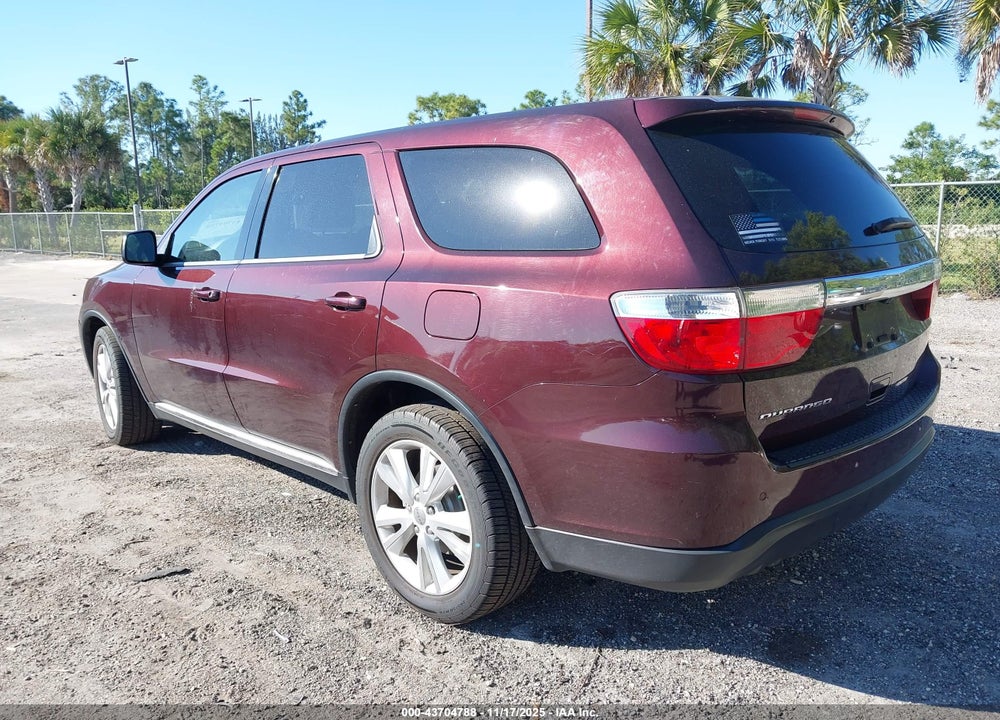2012 DODGE DURANGO SXT VIN: 1C4RDHAG2CC321725