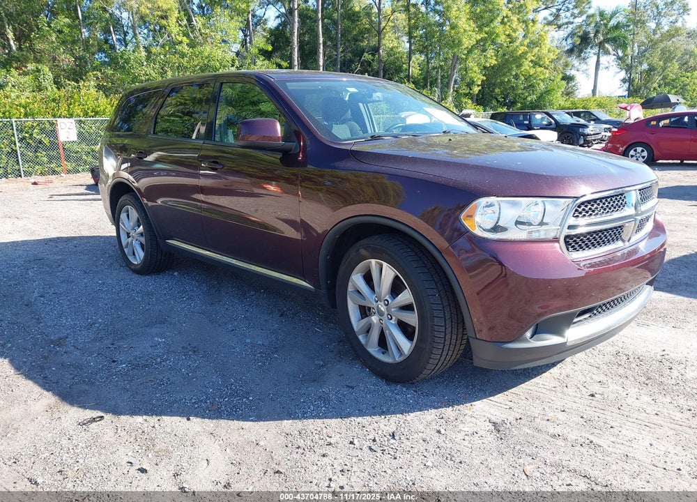 2012 DODGE DURANGO SXT VIN: 1C4RDHAG2CC321725
