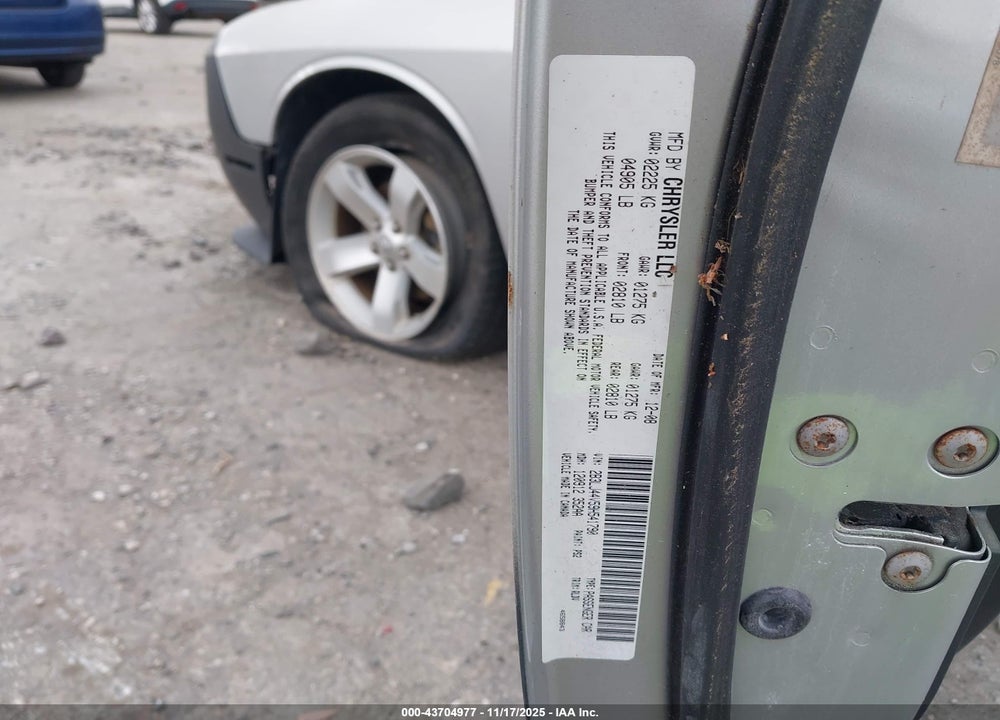 2009 DODGE CHALLENGER SE VIN: 2B3LJ44V59H541790