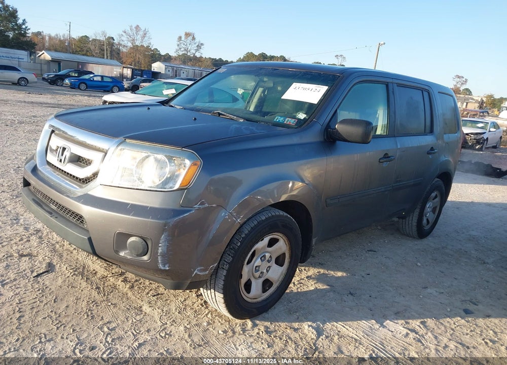 2010 HONDA PILOT LX VIN: 5FNYF4H2XAB023836