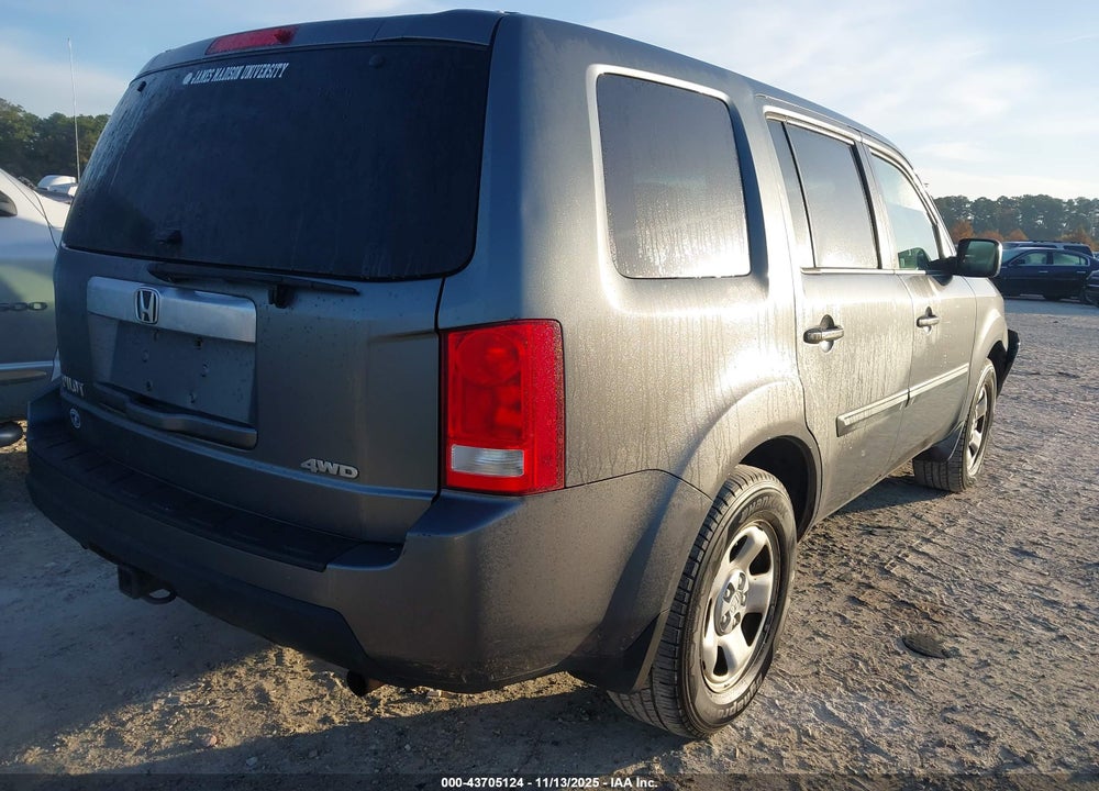 2010 HONDA PILOT LX VIN: 5FNYF4H2XAB023836