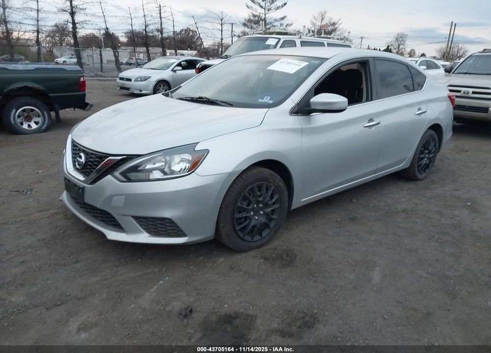 2017 NISSAN SENTRA SV VIN: 3N1AB7AP8HL680461