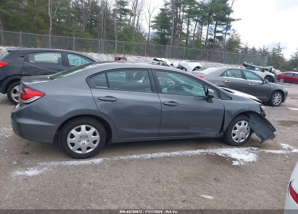 2013 HONDA CIVIC EX VIN: 19XFB2F83DE216631