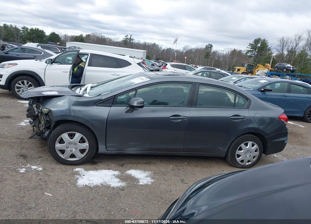 2013 HONDA CIVIC EX VIN: 19XFB2F83DE216631