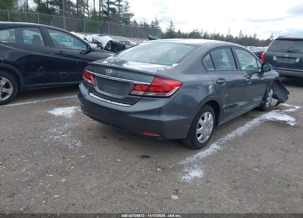 2013 HONDA CIVIC EX VIN: 19XFB2F83DE216631