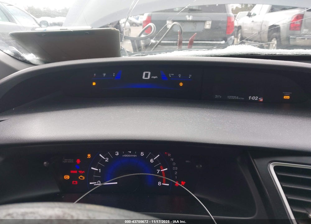 2013 HONDA CIVIC EX VIN: 19XFB2F83DE216631