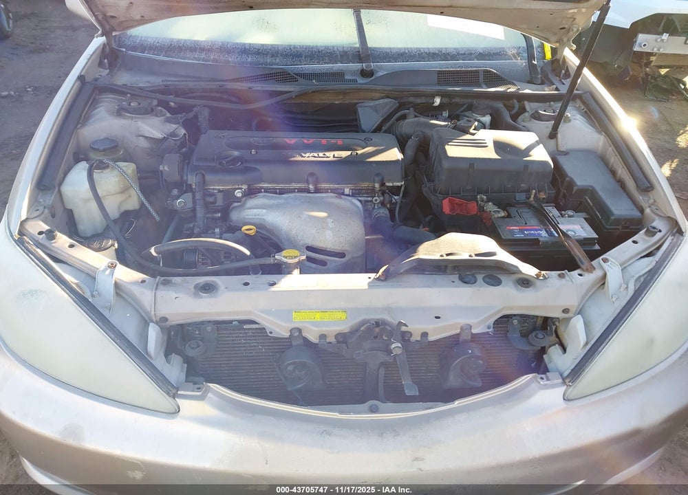 2004 TOYOTA CAMRY LE VIN: 4T1BE32K24U813053