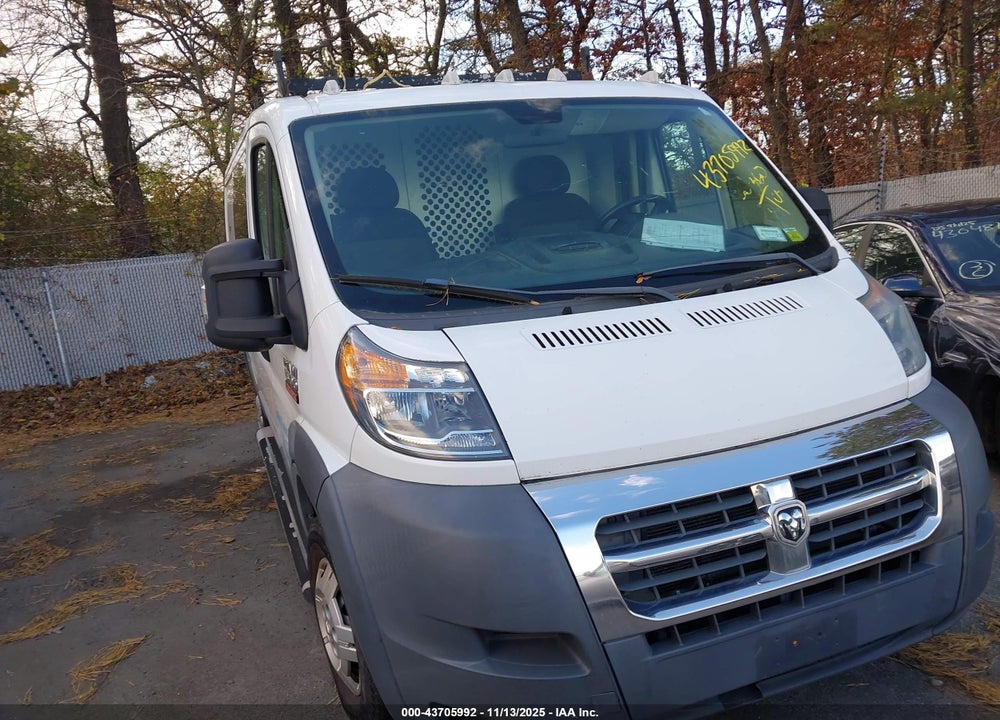 2016 RAM PROMASTER 1500 LOW ROOF VIN: 3C6TRVAG8GE111139