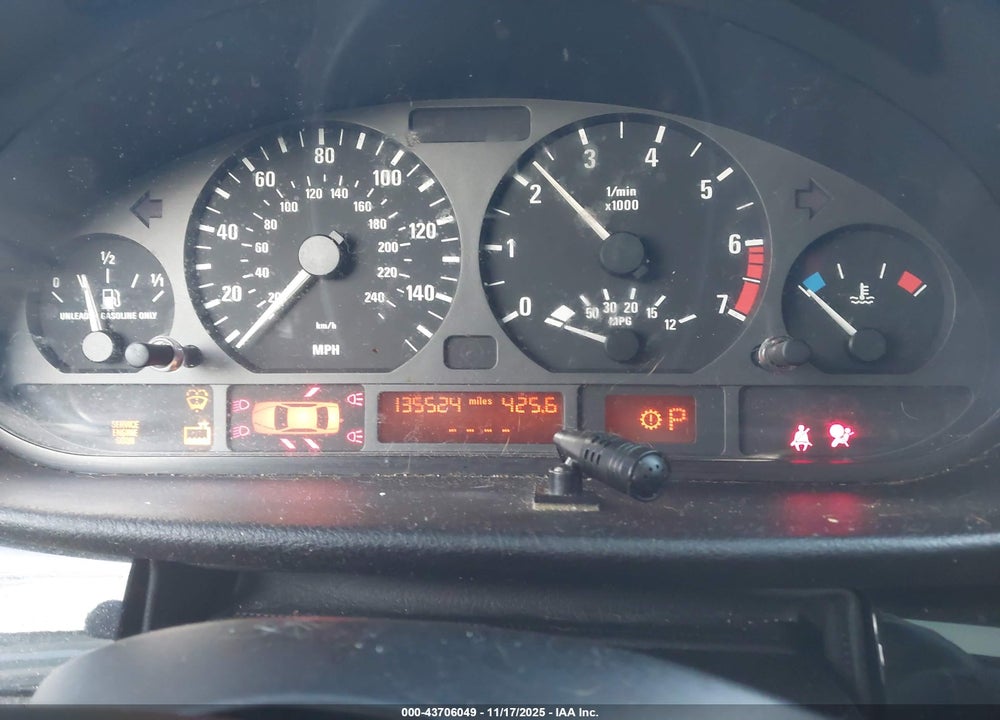 2000 BMW 323I VIN: WBAAM3349YCA88419