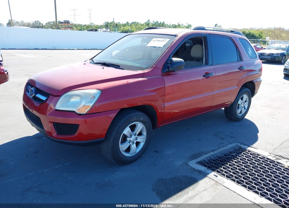 2009 KIA SPORTAGE LX VIN: KNDJF724697641220