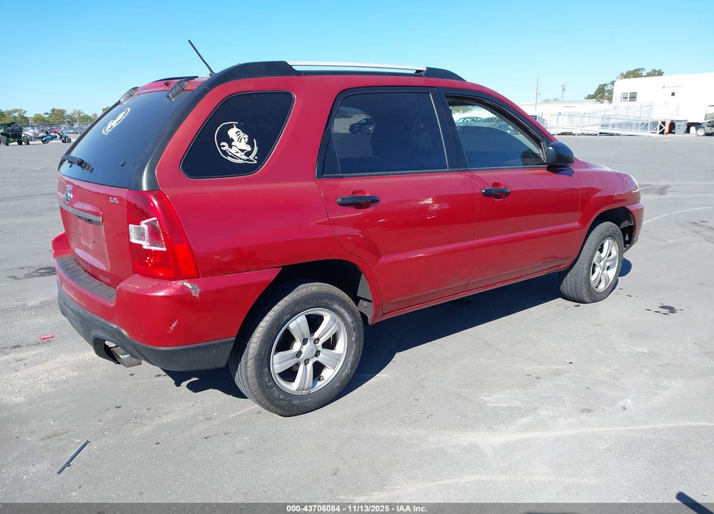 2009 KIA SPORTAGE LX VIN: KNDJF724697641220
