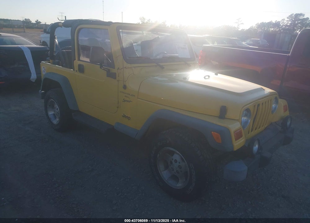 2000 JEEP WRANGLER SPORT VIN: 1J4FA49S5YP772607