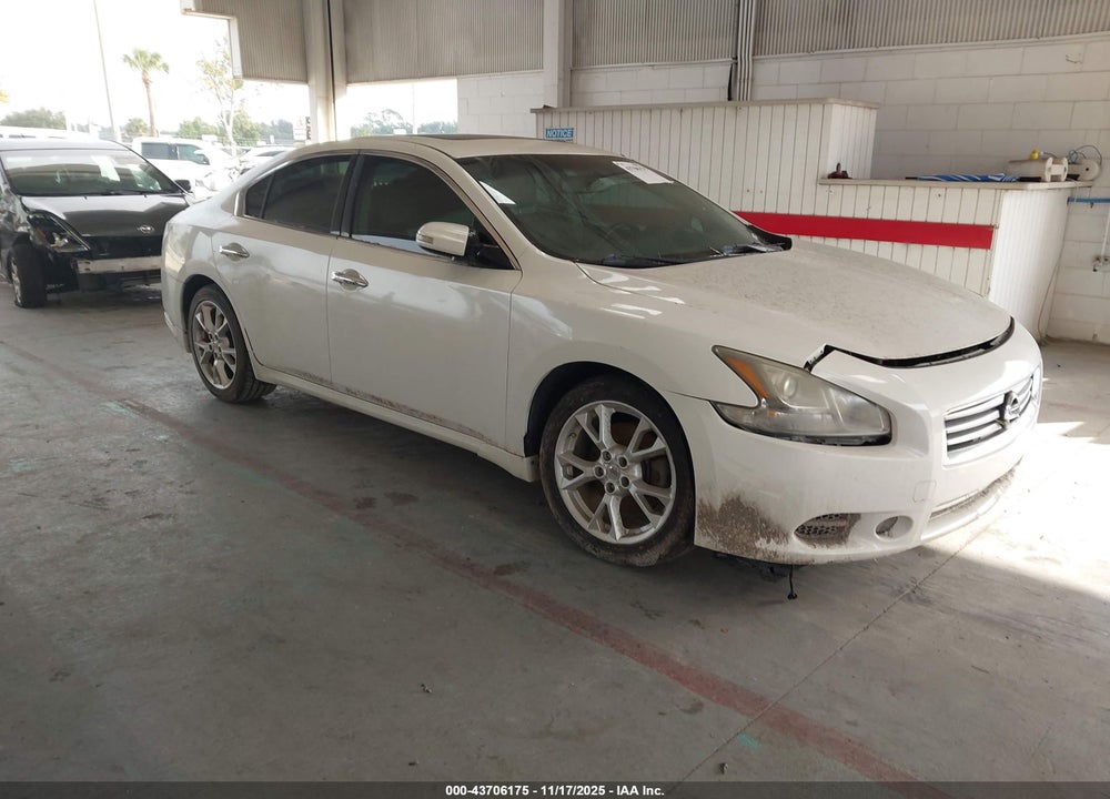 2012 NISSAN MAXIMA S/SV VIN: 1N4AA5APXCC869448