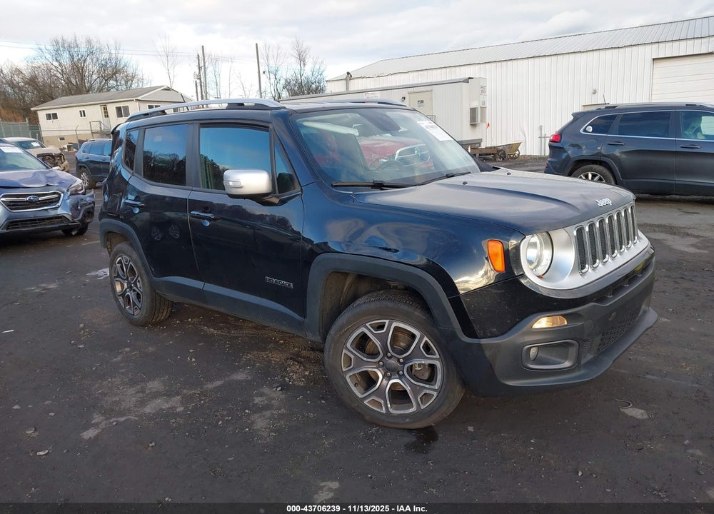 2016 JEEP RENEGADE LIMITED VIN: ZACCJBDT4GPC60559