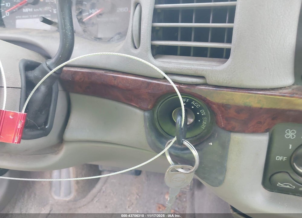2000 CHEVROLET IMPALA VIN: 2G1WF55E8Y9241292