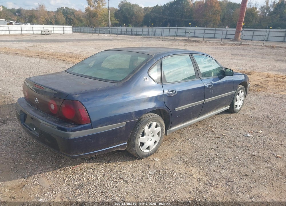 2000 CHEVROLET IMPALA VIN: 2G1WF55E8Y9241292