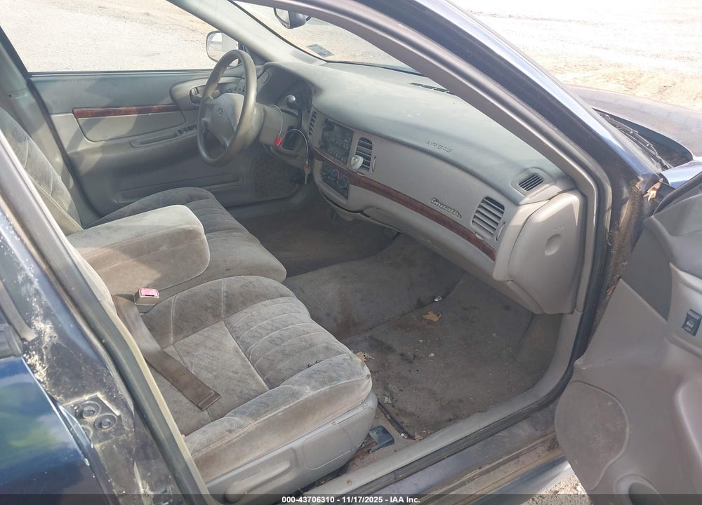 2000 CHEVROLET IMPALA VIN: 2G1WF55E8Y9241292