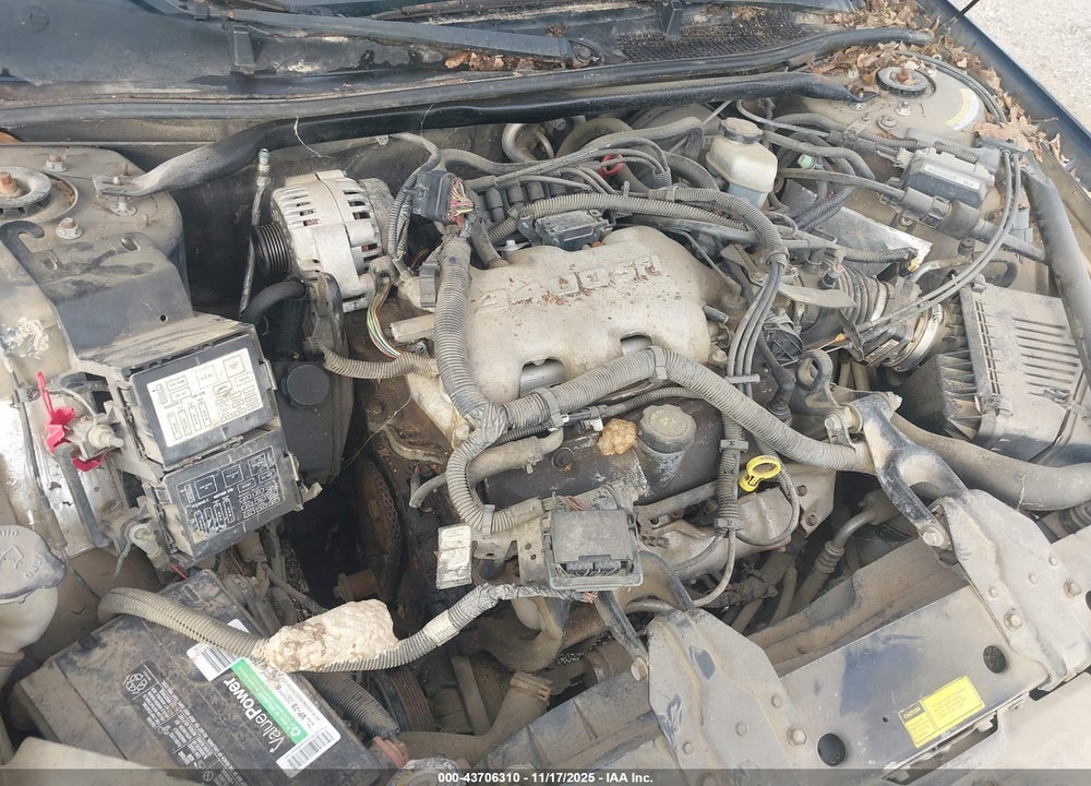 2000 CHEVROLET IMPALA VIN: 2G1WF55E8Y9241292