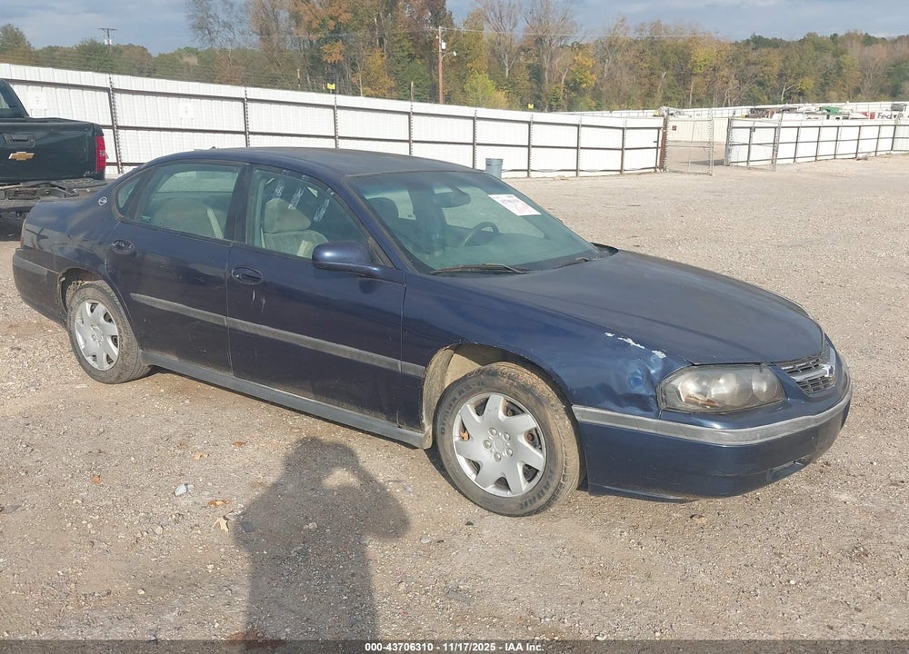2000 CHEVROLET IMPALA VIN: 2G1WF55E8Y9241292