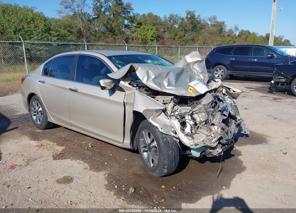 2013 HONDA ACCORD LX VIN: 1HGCR2F31DA106720