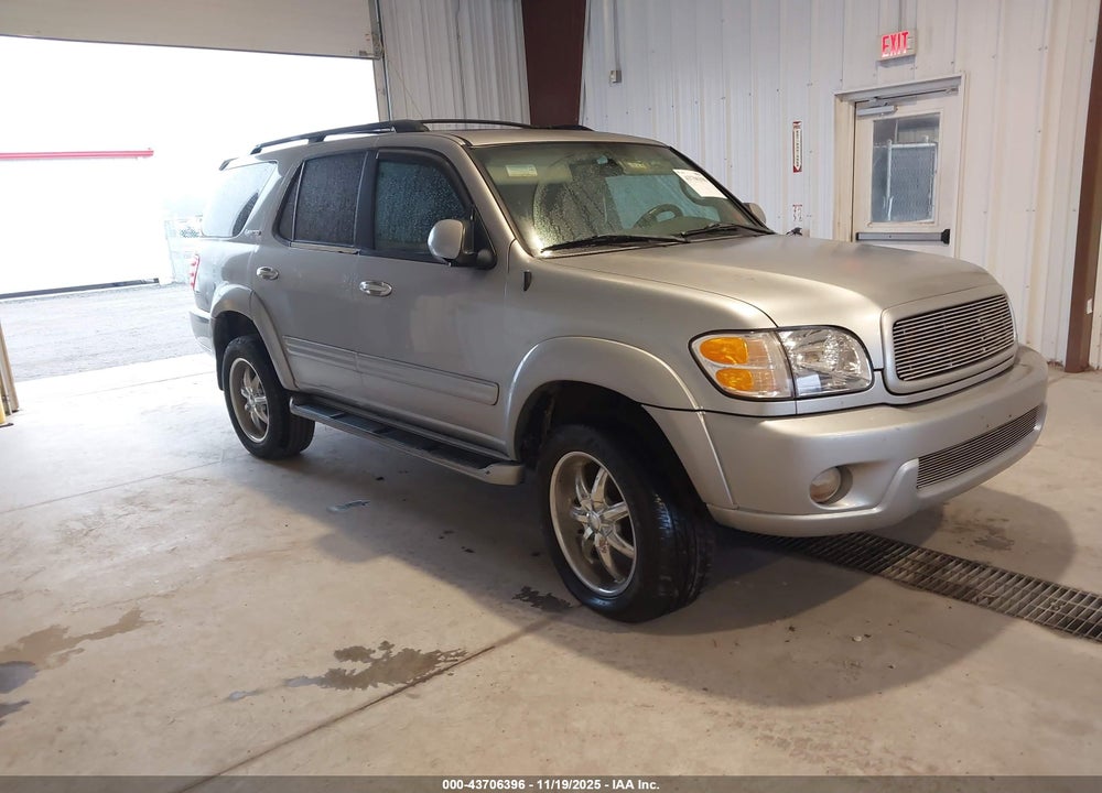 2001 TOYOTA SEQUOIA LIMITED V8 VIN: 5TDBT48A21S004330