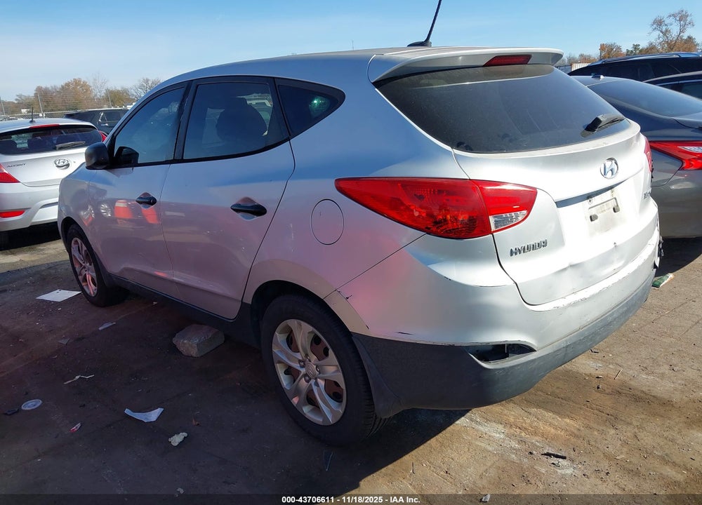 2012 HYUNDAI TUCSON GL VIN: KM8JT3ABXCU391342