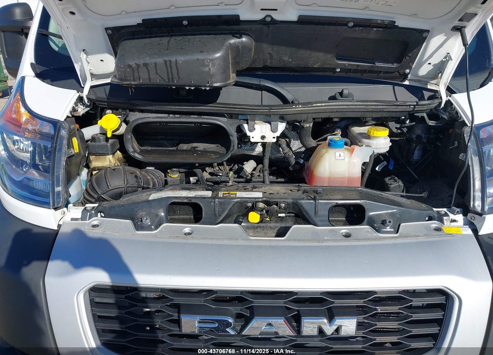 2021 RAM PROMASTER 1500 HIGH ROOF 136 WB VIN: 3C6LRVBGXME553365