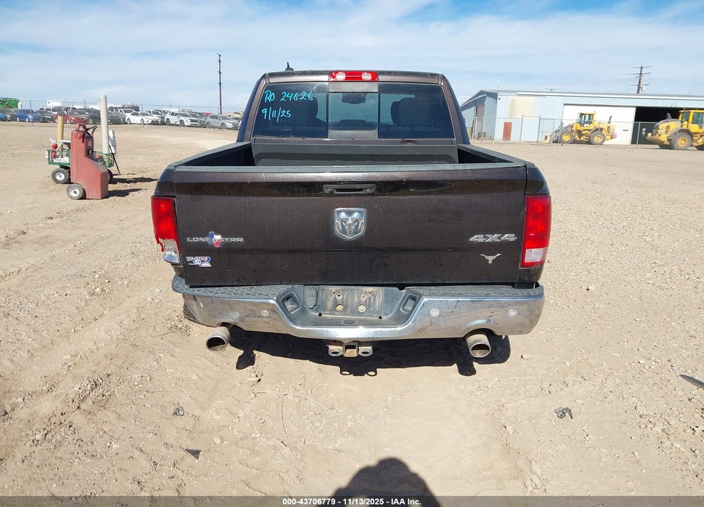 2017 RAM 1500 LONE STAR 4X4 5'7 BOX VIN: 1C6RR7LT9HS566824