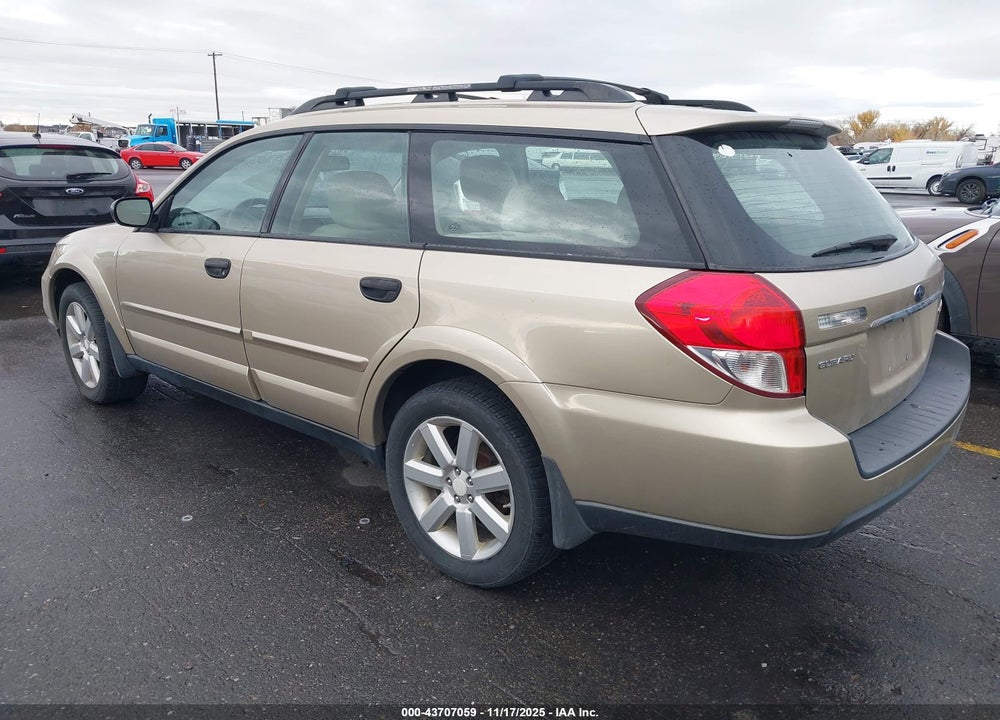 2009 SUBARU OUTBACK 2.5I VIN: 4S4BP61C897314706